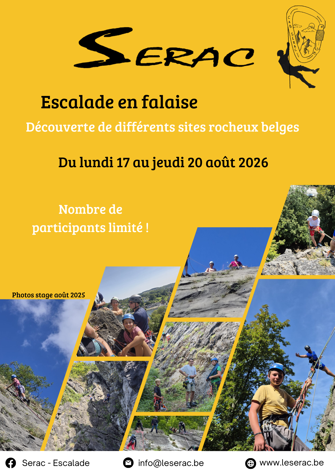 Escalade en falaise 2026